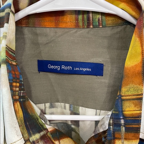 Georg Roth Los Angeles Multicolor Button-Up Shirt. Size XL - Picture 6 of 11